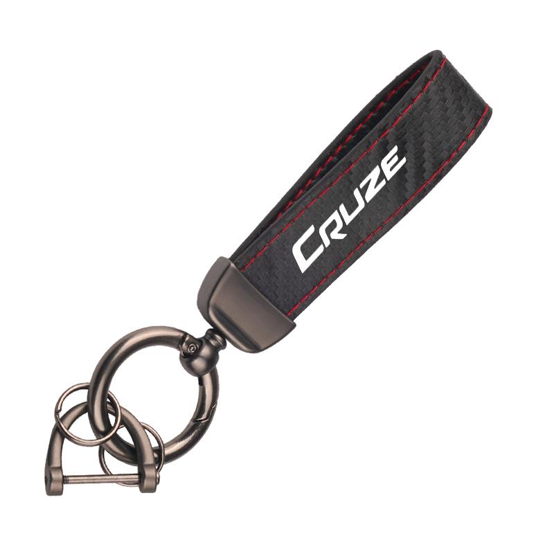 Leather Carbon Fiber Car Ring Keychain Trinket Zinc Alloy Keyrings Rotate 360 Degrees For Chevrolet Cruze 2012 2017 2019
Leather Carbon Fiber Car Ring Keychain Trinket Zinc Alloy Keyrings Rotate 360 Degrees For Chevrolet Cruze 2012 2017 2019