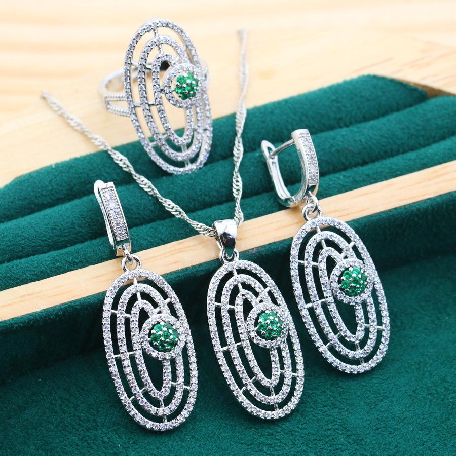 European and N Lightweight Luxury Zircon Necklace Earrings Adjustable Ring Ladies Jewelry Set W5364WW-
European and N Lightweight Luxury Zircon Necklace Earrings Adjustable Ring Ladies Jewelry Set W5364WW-