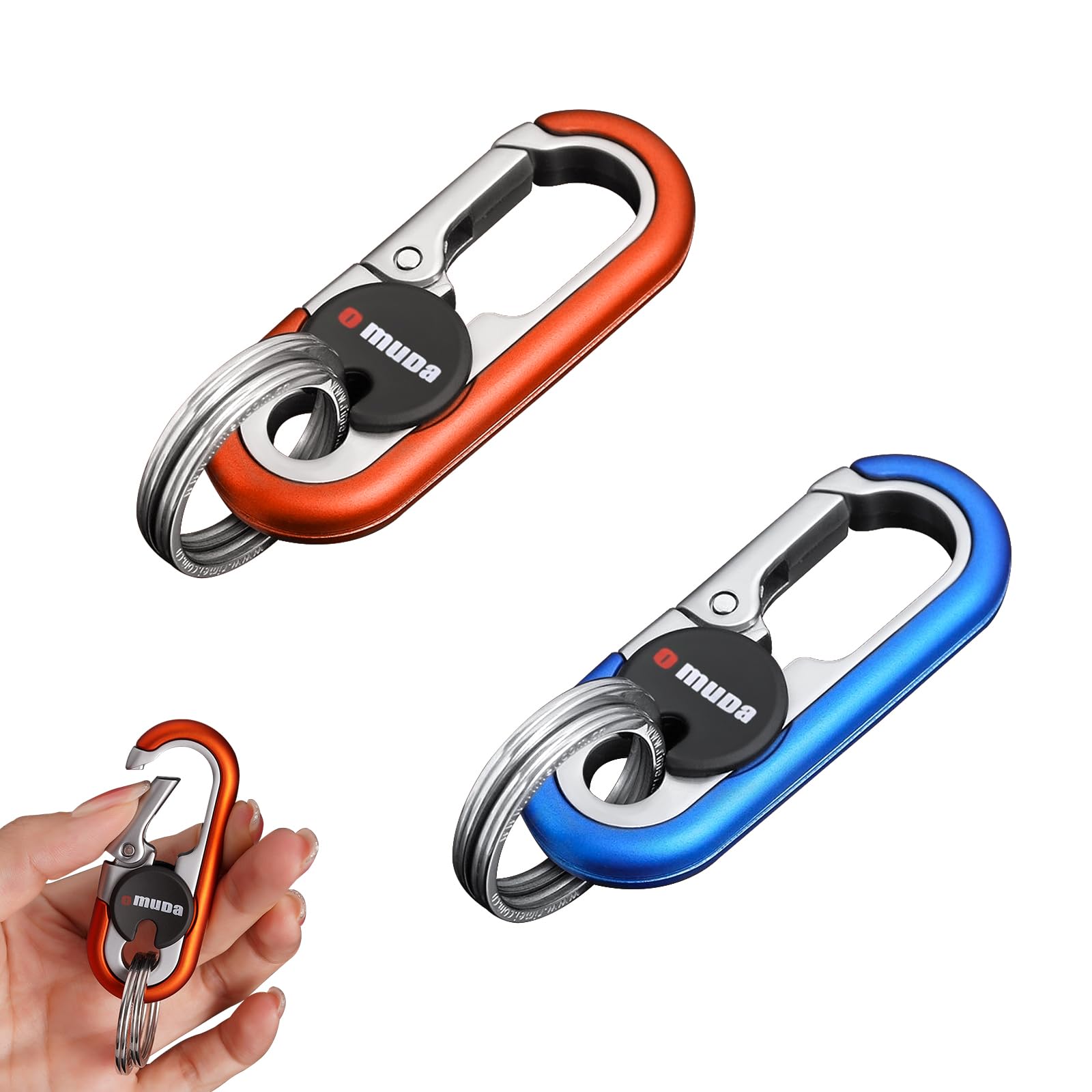 WAPSAT Men s Car Key Chain Lost Prevention Car Key Holder Men s Fashion Keychain, 2 Pieces, Blue+Orange, Medium
WAPSAT Men s Car Key Chain Lost Prevention Car Key Holder Men s Fashion Keychain, 2 Pieces, Blue+Orange, Medium