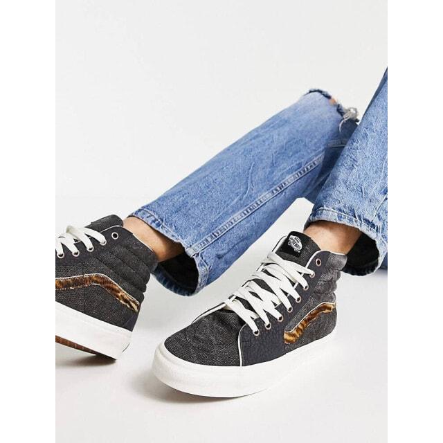 Черные джинсовые кроссовки Vans SK8-Hi
Черные джинсовые кроссовки Vans SK8-Hi