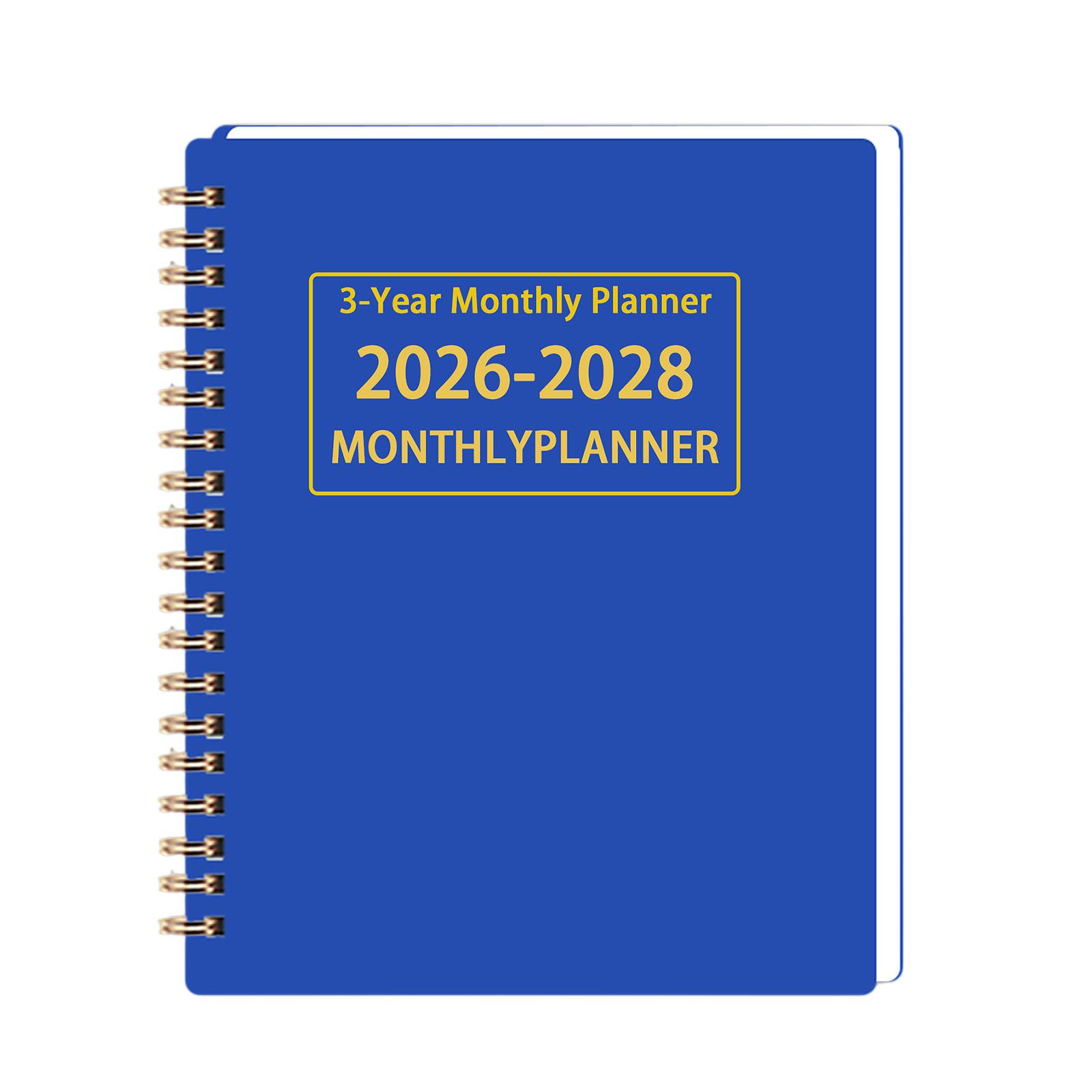 Планувальник-календар на місяць 2026-2028, Організатор місячного розкладу на 3 роки One Size синій
Планувальник-календар на місяць 2026-2028, Організатор місячного розкладу на 3 роки One Size синій