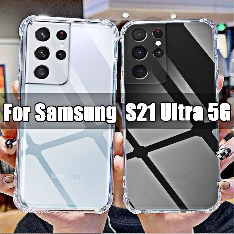 Мягкий силиконовый противоударный чехол для Samsung Galaxy S21 Ultra 5G HD, прозрачный для Sumsung S 21Ultra 5g 6,8 дюйма SM-G998B, чехлы в виде ракушки
Мягкий силиконовый противоударный чехол для Samsung Galaxy S21 Ultra 5G HD, прозрачный для Sumsung S 21Ultra 5g 6,8 дюйма SM-G998B, чехлы в виде ракушки