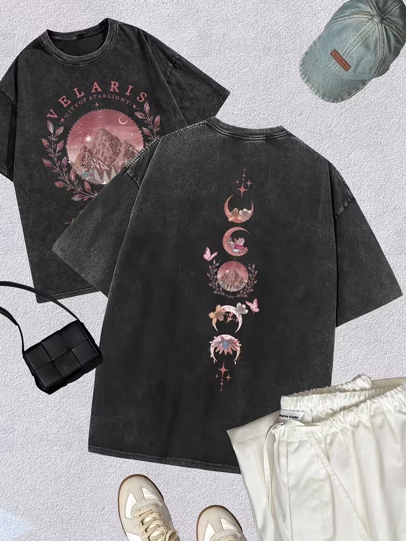 Sun Moon Stars Distressed Wash Street Style Couple TShirt Retro Washed T Shirt YK Summer Aesthetic Top Daily Streetwear S
Sun Moon Stars Distressed Wash Street Style Couple TShirt Retro Washed T Shirt YK Summer Aesthetic Top Daily Streetwear S
