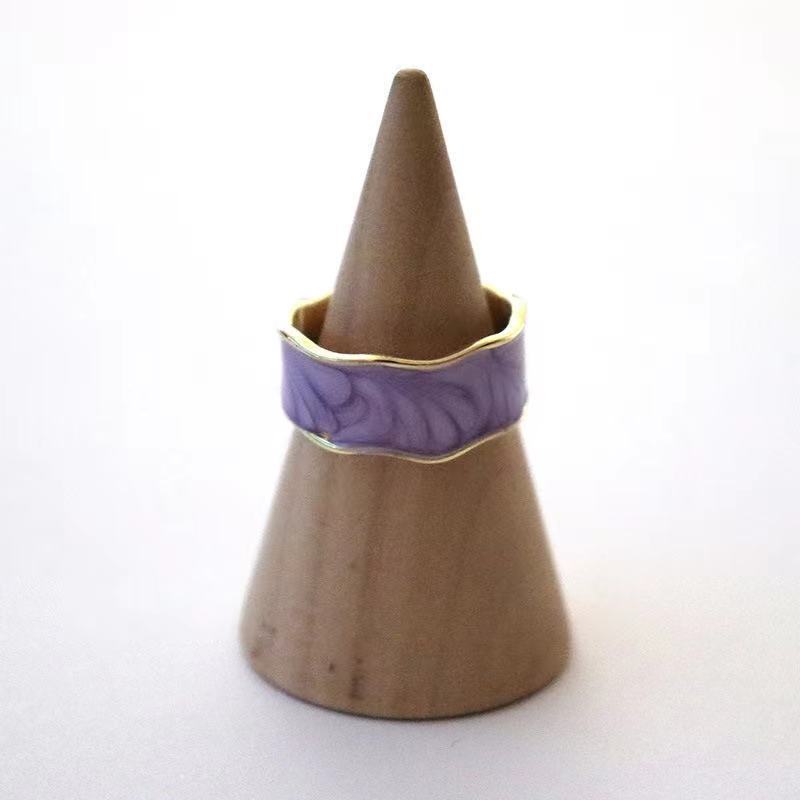 Korean version color open ring handmade enamel glaze pasta finger ring cold wind dripping oil tail ring irregular ring opening adjustable
Korean version color open ring handmade enamel glaze pasta finger ring cold wind dripping oil tail ring irregular ring opening adjustable