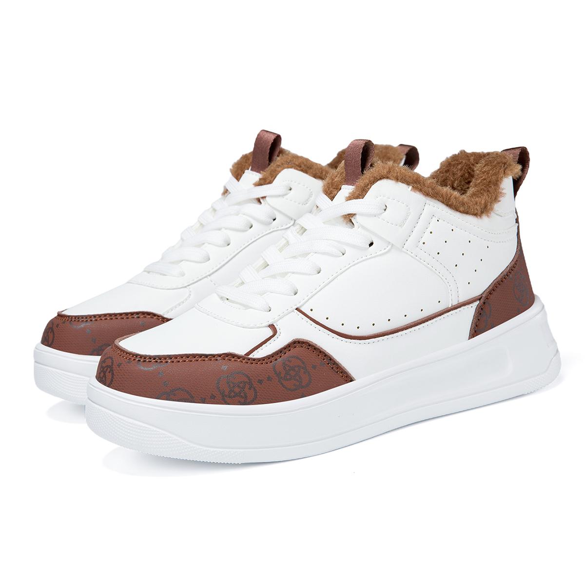 TUINANLE зимняя женская обувь теплые плюшевые кроссовки из искусственной кожи на плоской подошве со шнуровкой женская обувь мужские высокие кроссовки 43 коричневый/белый
TUINANLE зимняя женская обувь теплые плюшевые кроссовки из искусственной кожи на плоской подошве со шнуровкой женская обувь мужские высокие кроссовки 43 коричневый/белый