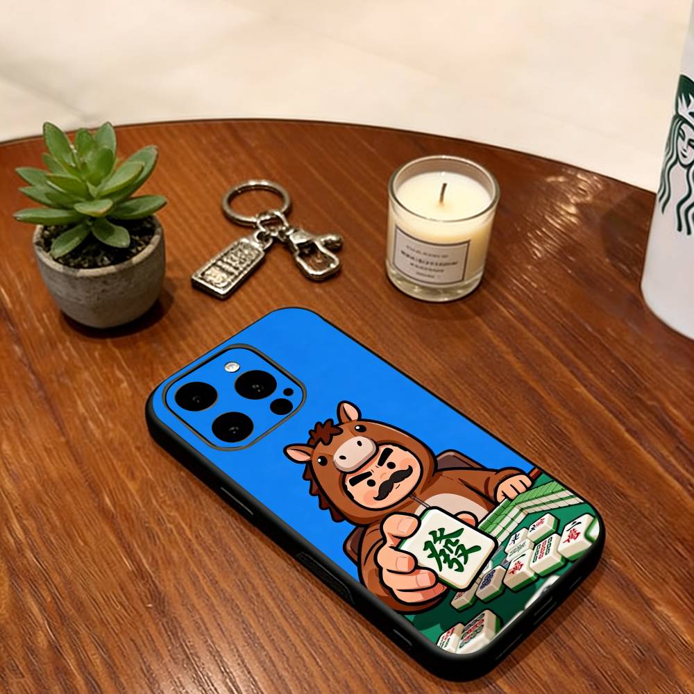 Mahjong Phone Case Soft Silicone black For IPhone 17 16 15 14 13 12 11 X XR Plus Pro Max Plus iPhone14ProMax
Mahjong Phone Case Soft Silicone black For IPhone 17 16 15 14 13 12 11 X XR Plus Pro Max Plus iPhone14ProMax