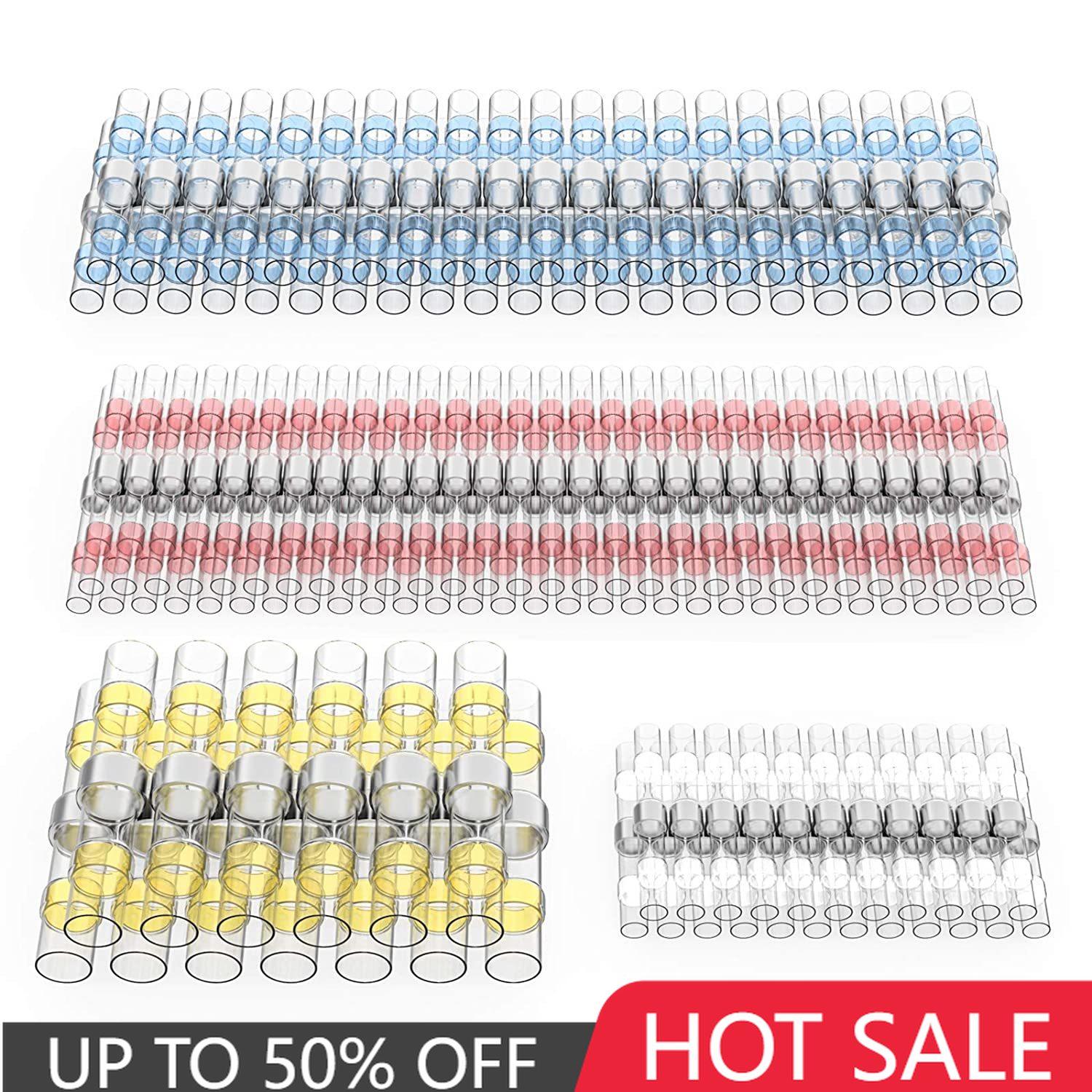 100pcs Solder Seal Wire Connectors Heat Shrink Solder Seal Butt Connectors Electrical Terminals Insulated Waterproof Copper Wire
100pcs Solder Seal Wire Connectors Heat Shrink Solder Seal Butt Connectors Electrical Terminals Insulated Waterproof Copper Wire