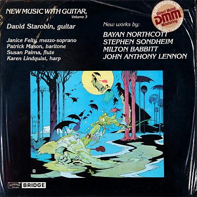 LP Record DAVID STAROBIN - New Music With Guitar, Volume 3 BDG2006 Bridge Records 1985 US Classical Used
LP Record DAVID STAROBIN - New Music With Guitar, Volume 3 BDG2006 Bridge Records 1985 US Classical Used