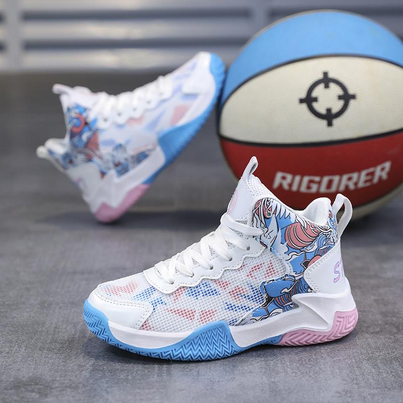 Children Basketball Sneakers Fashion Breathable Basketball Trainers Baskets Boys and Girl Outdoor Platform Sport Shoes
Children Basketball Sneakers Fashion Breathable Basketball Trainers Baskets Boys and Girl Outdoor Platform Sport Shoes