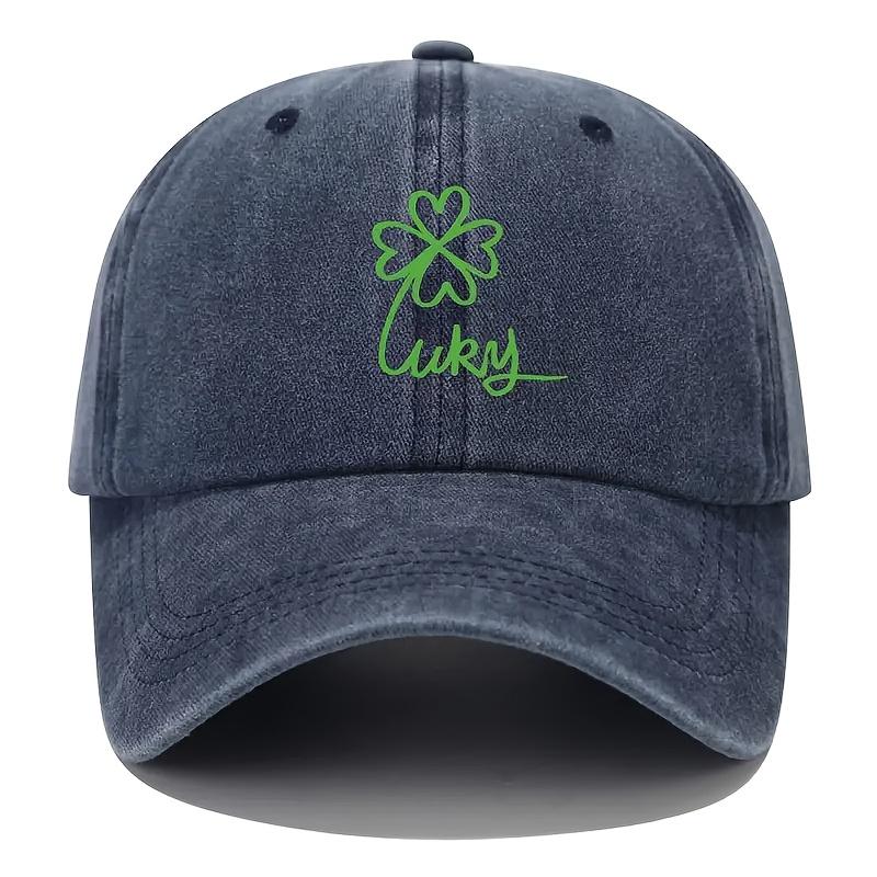 Lucky Clover Washed Baseball For Men Women Couple HatCap Adjustable Unisex Vintage Dad Hat UV Protection Sun Hat
Lucky Clover Washed Baseball For Men Women Couple HatCap Adjustable Unisex Vintage Dad Hat UV Protection Sun Hat