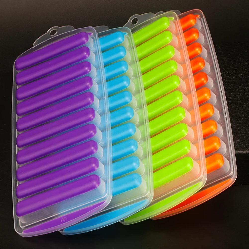 with Lid Ice Block Mold 10 Holes Ice Cube Tray Long Strip Ice Cube Mold Sport Bottles green-mold
with Lid Ice Block Mold 10 Holes Ice Cube Tray Long Strip Ice Cube Mold Sport Bottles green-mold