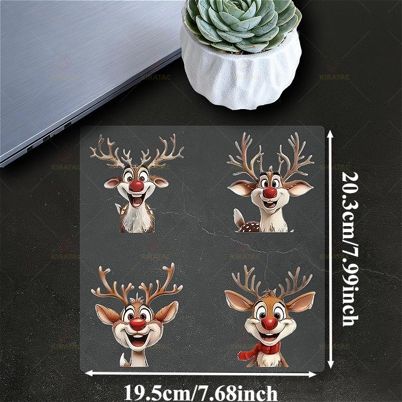 4pcs Christmas Reindeer Decoration Motocycle Stickers for Motocycle Helmet Tailbox Fairing Car Window Refrigerator Vinyl Decals 20.3x19.5cm
4pcs Christmas Reindeer Decoration Motocycle Stickers for Motocycle Helmet Tailbox Fairing Car Window Refrigerator Vinyl Decals 20.3x19.5cm