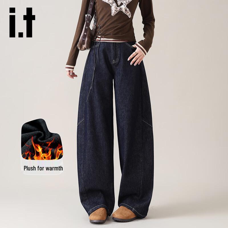 Izzue IT Женские джинсы с высокой посадкой, на плюшевой подкладке, с широкими штанинами L
Izzue IT Женские джинсы с высокой посадкой, на плюшевой подкладке, с широкими штанинами L