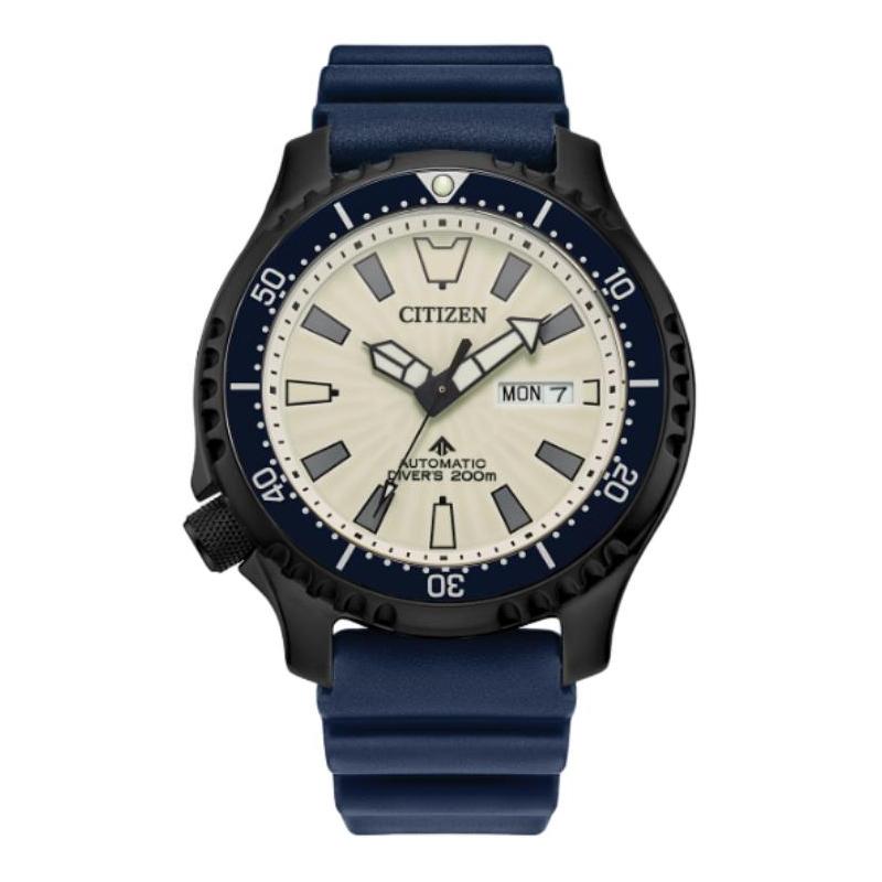 CITIZEN 200 meters waterproof Automatic PU strap 44mm men s watch white dial NY0137-09A синій
CITIZEN 200 meters waterproof Automatic PU strap 44mm men s watch white dial NY0137-09A синій