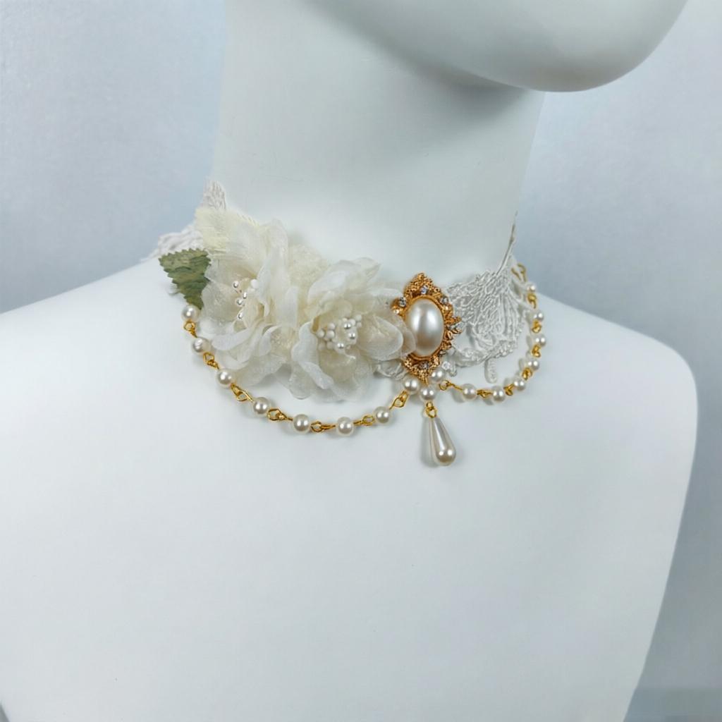 Elegant Retro Rose Flower Collarbone Chain Necklace Gothic Lolita Black Lace Collar Choker Ornament Wedding Halloween Accessorie
Elegant Retro Rose Flower Collarbone Chain Necklace Gothic Lolita Black Lace Collar Choker Ornament Wedding Halloween Accessorie