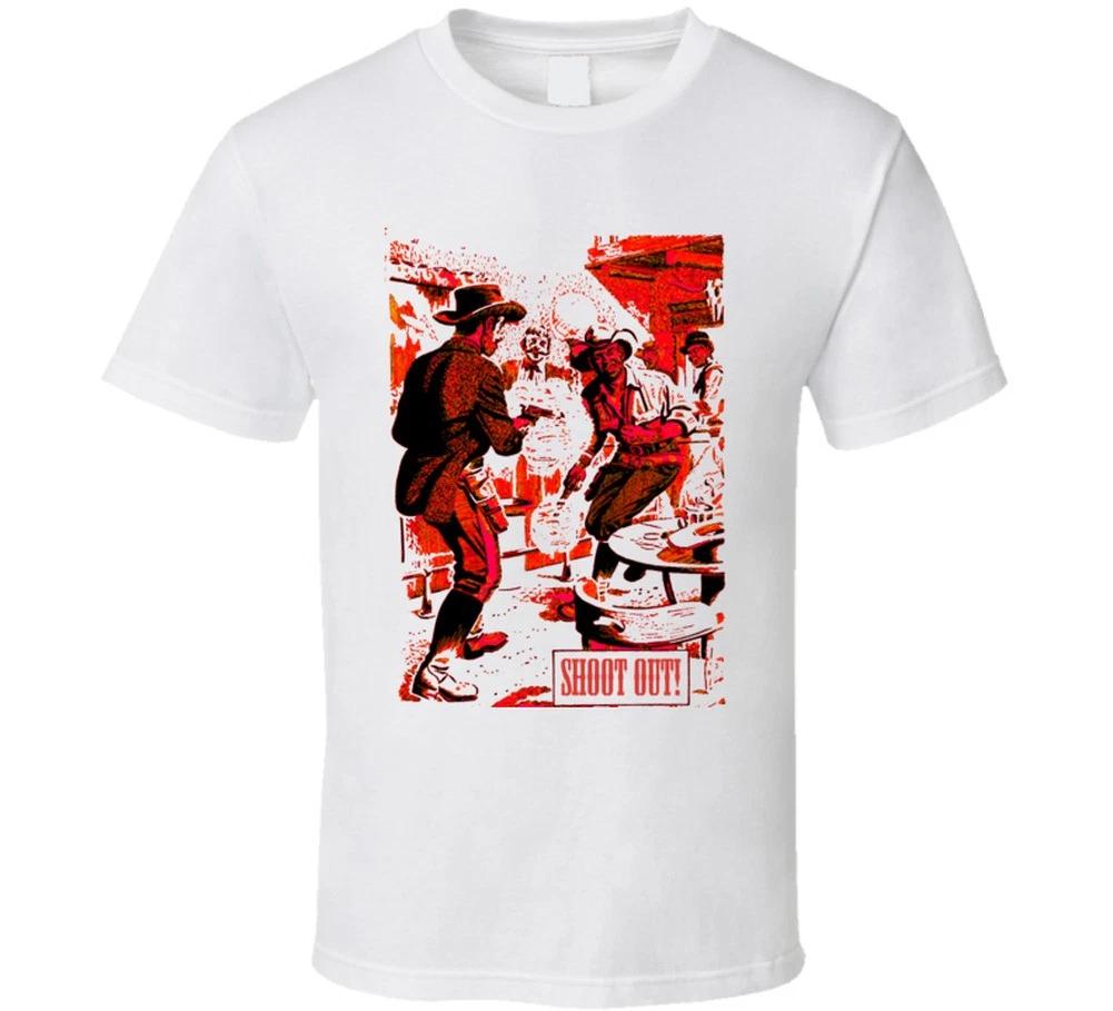 Shoot Out Retro Vintage T-shirt Western Tee Cowboy 50s Cow Boy Guns L
Shoot Out Retro Vintage T-shirt Western Tee Cowboy 50s Cow Boy Guns L