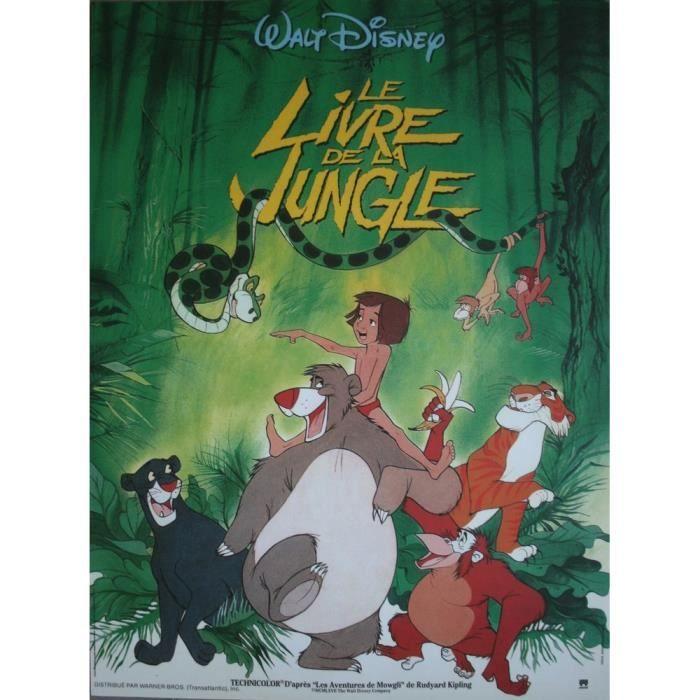 LE LIVRE DE LA JUNGLE Affiche Cinéma Originale Roulée Petit format 53x40cm Disney
LE LIVRE DE LA JUNGLE Affiche Cinéma Originale Roulée Petit format 53x40cm Disney