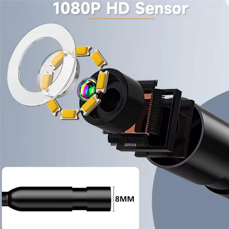 Sewer Inspection Borescope 4.3 Inch IPS Screen 8MM HD USB Camera 5M Car Pipe Waterproof Endoscope чорний
Sewer Inspection Borescope 4.3 Inch IPS Screen 8MM HD USB Camera 5M Car Pipe Waterproof Endoscope чорний