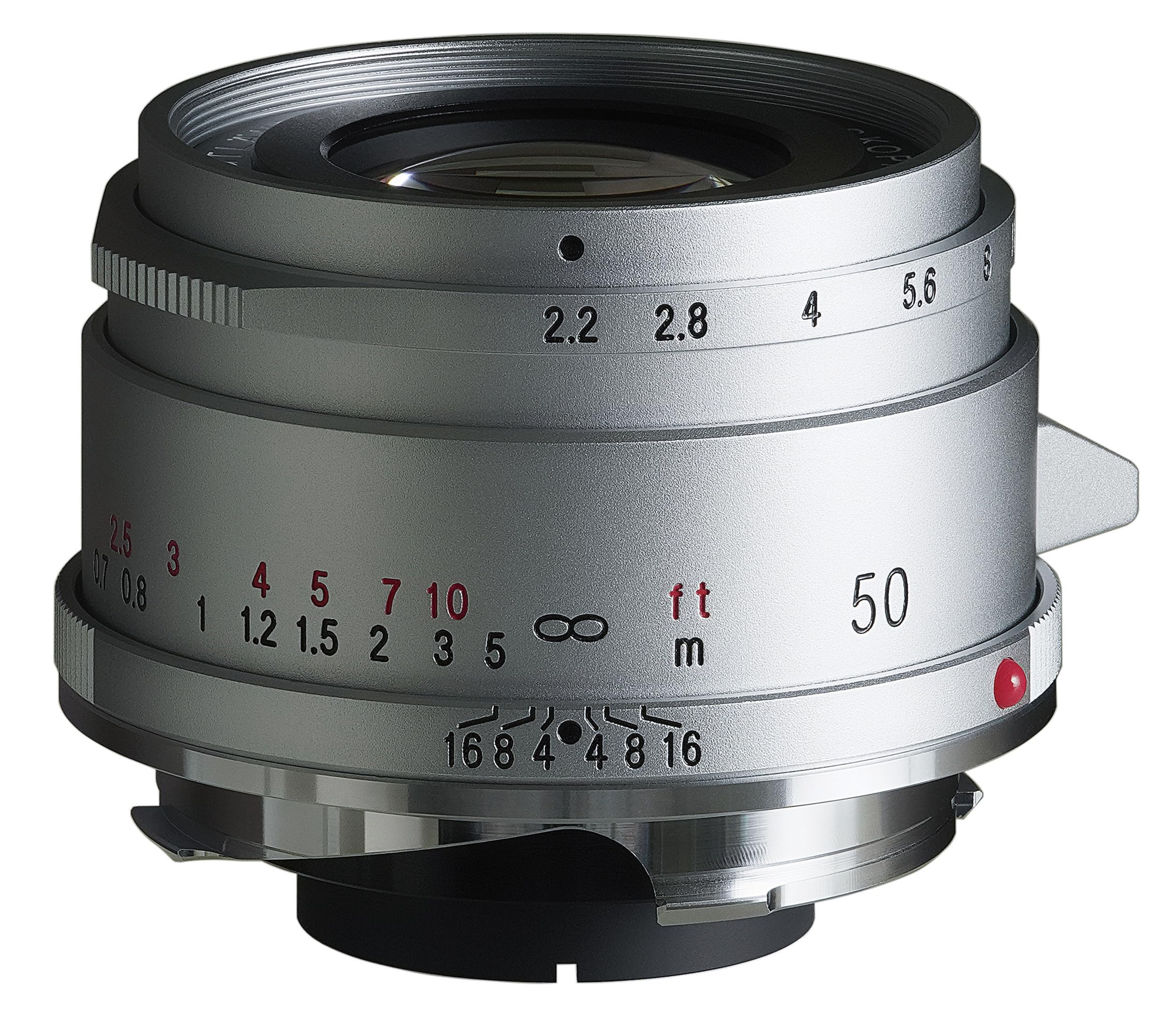 Voigtlander 50mm VM Silver Single Focus Standard Lens Manual Focus Leica M Mount Compatible змінний об’єктив COLOR-SKOPAR F2.2 срібний
Voigtlander 50mm VM Silver Single Focus Standard Lens Manual Focus Leica M Mount Compatible змінний об’єктив COLOR-SKOPAR F2.2 срібний