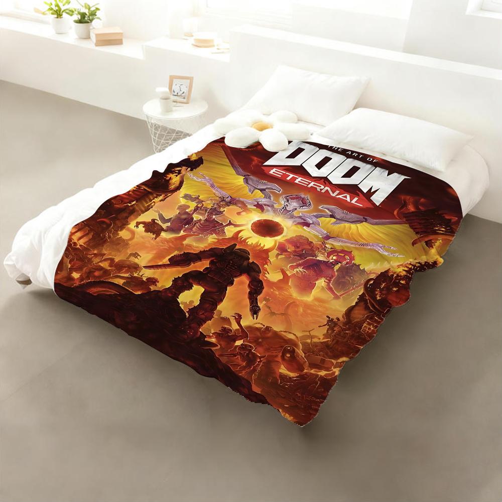 Game D-Doom E-Eternal Throw Flannel Throw Blanket: Soft Kid-Friendly Warm Anti-Static All Season Washable Couch Bed Home 75x90cm
Game D-Doom E-Eternal Throw Flannel Throw Blanket: Soft Kid-Friendly Warm Anti-Static All Season Washable Couch Bed Home 75x90cm