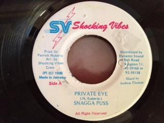 7-дюймовая пластинка SNAGGA PUSS - Частный детектив NOEN Shocking Vibes 1995 Ямайка Регги, Ска и Даб Б/у
7-дюймовая пластинка SNAGGA PUSS - Частный детектив NOEN Shocking Vibes 1995 Ямайка Регги, Ска и Даб Б/у