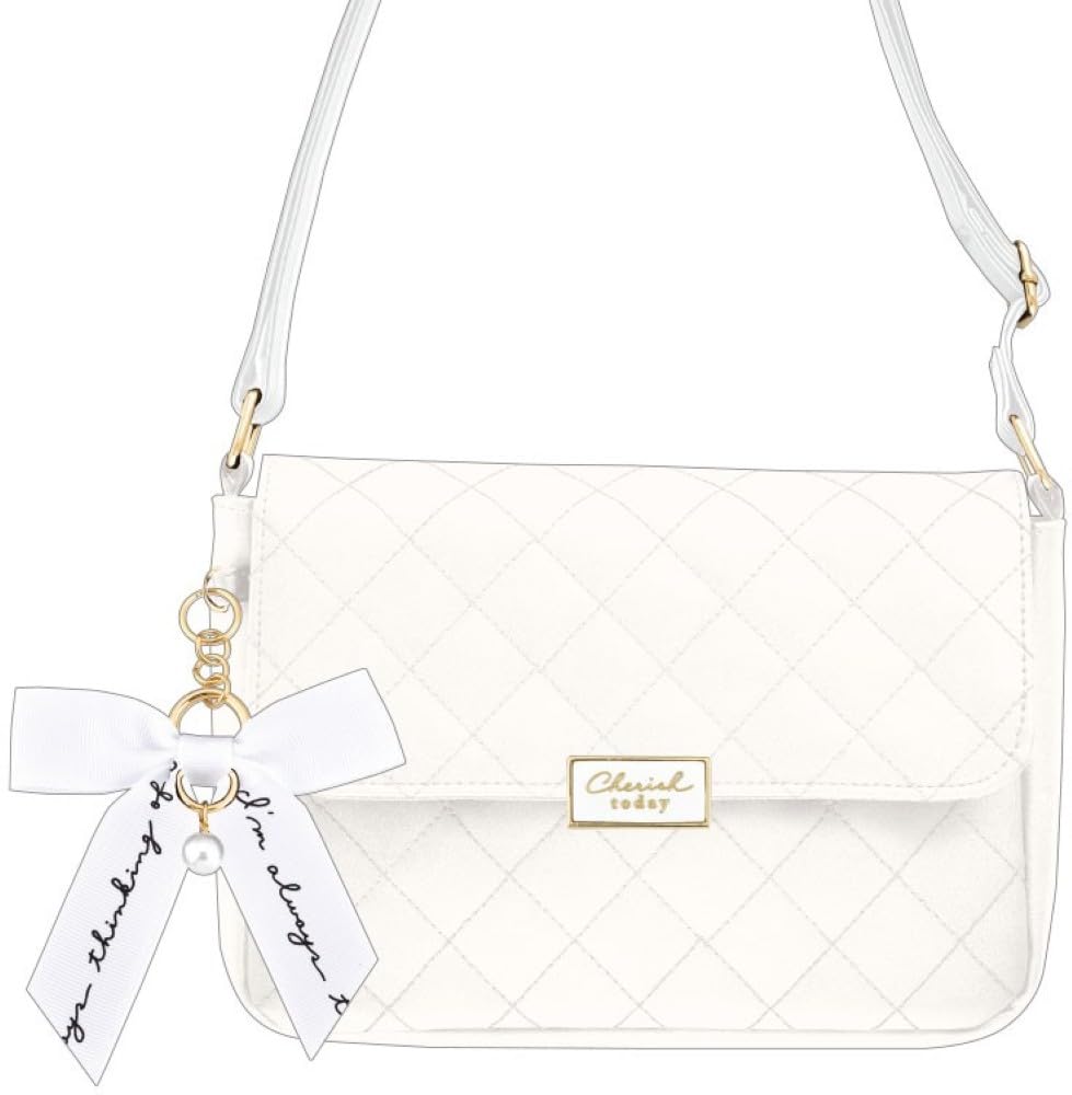 Crux Quilted Flap Mini Shoulder Bag, White, 134013
Crux Quilted Flap Mini Shoulder Bag, White, 134013