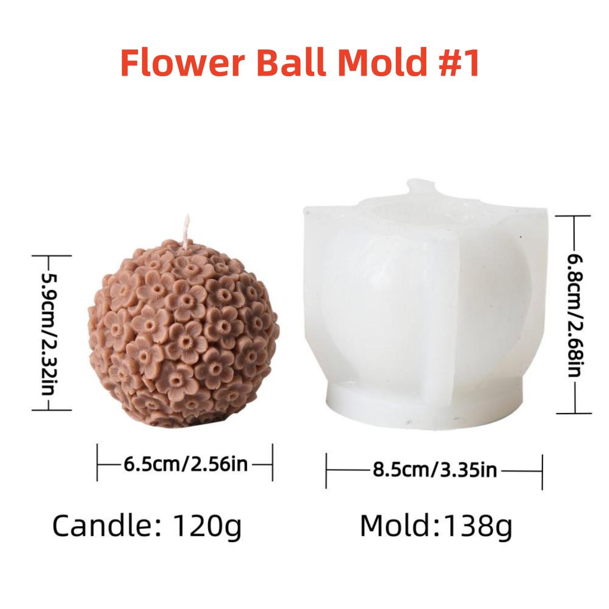 3D Flower Ball Candle Silicone Mold Rose Sunflower Flower Sphere Scented Candle Plaster Soap Molds DIY Valentine s Day Decor
3D Flower Ball Candle Silicone Mold Rose Sunflower Flower Sphere Scented Candle Plaster Soap Molds DIY Valentine s Day Decor