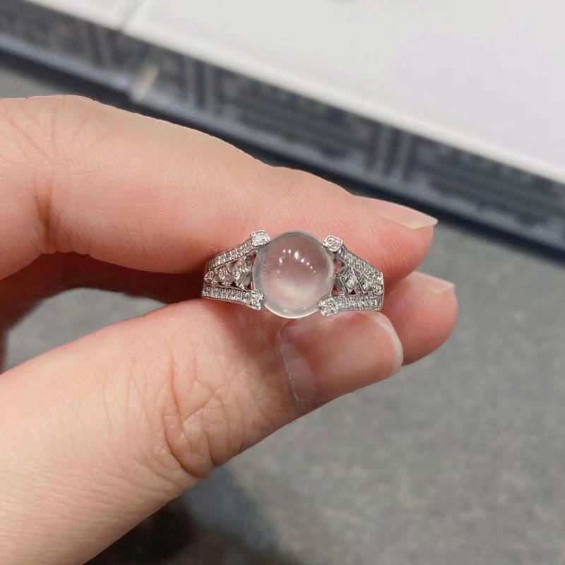 Elegant Silver 925 Court Style Hollow Out Natural Ice Chalcedony Rings for Women Translucent Light Luxury Circular Ring Jewelry resizable срібний
Elegant Silver 925 Court Style Hollow Out Natural Ice Chalcedony Rings for Women Translucent Light Luxury Circular Ring Jewelry resizable срібний