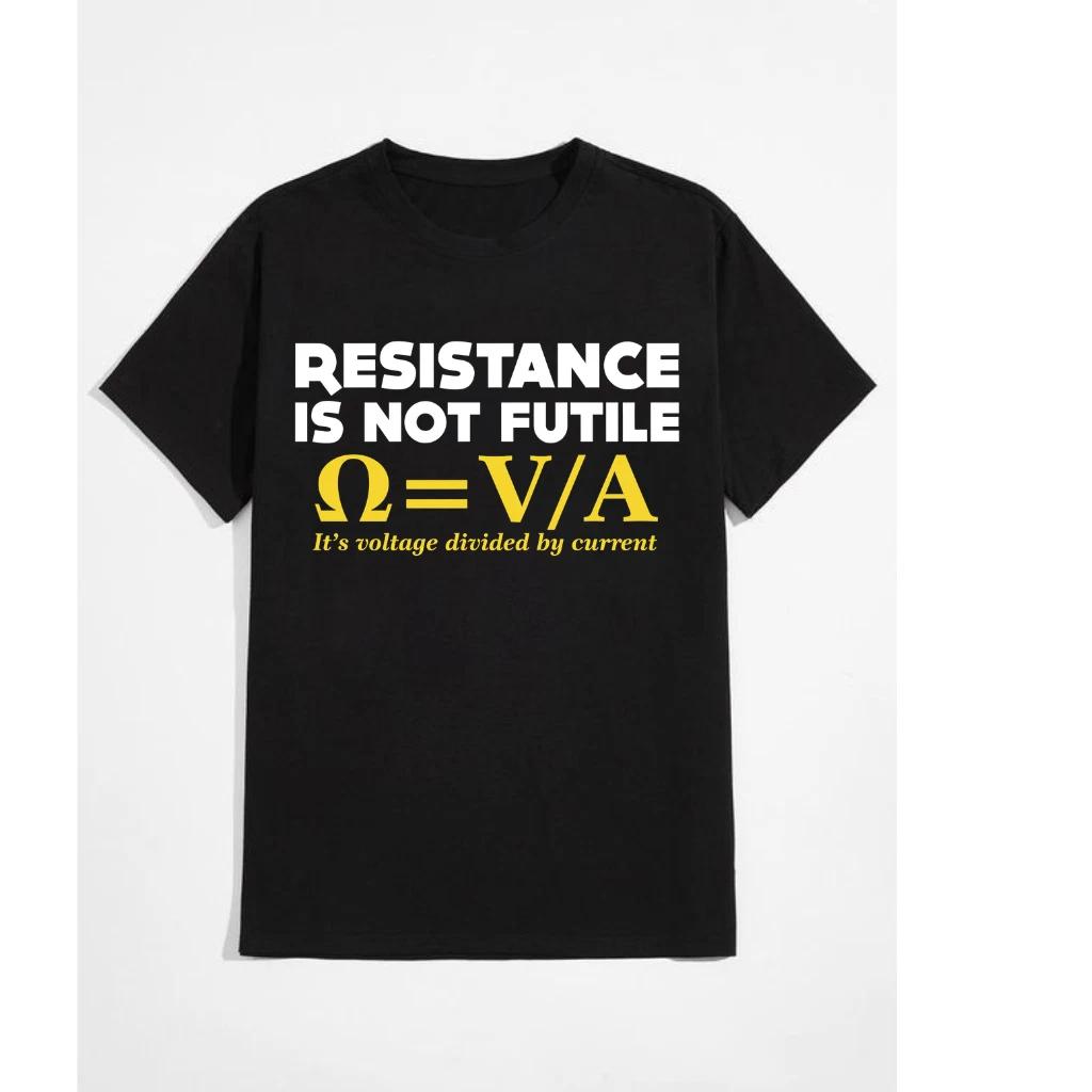 Resistance Is Not Futile Funny Nerd Electrician Science T-Shirt – Gift Idea 2XL
Resistance Is Not Futile Funny Nerd Electrician Science T-Shirt – Gift Idea 2XL