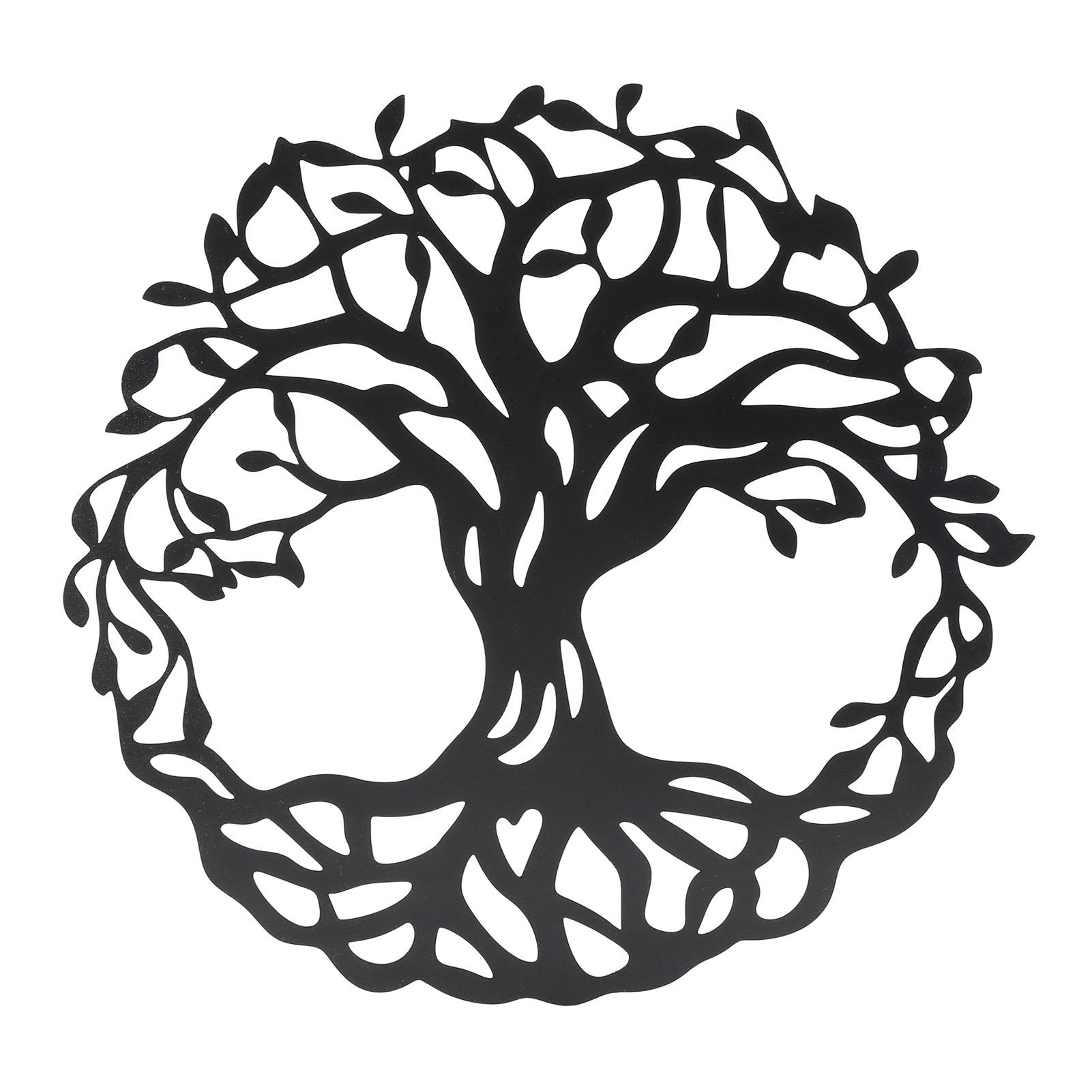 30cm Metal Wall Hanging Decor Tree Pattern Wall Art Decor Plaque for Indoor Outdoor Black
30cm Metal Wall Hanging Decor Tree Pattern Wall Art Decor Plaque for Indoor Outdoor Black