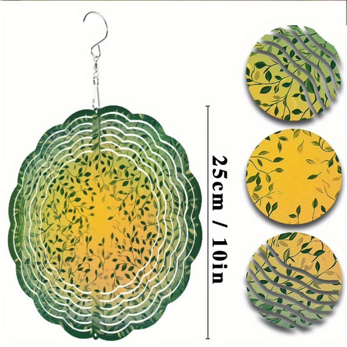 10 Inch Hanging Wind Spinner with 360 Degree Hook for Balcony Garden Decor Spring Summer Outdoor DecorationMetal Wind Chimes for Home Decor 01A
10 Inch Hanging Wind Spinner with 360 Degree Hook for Balcony Garden Decor Spring Summer Outdoor DecorationMetal Wind Chimes for Home Decor 01A