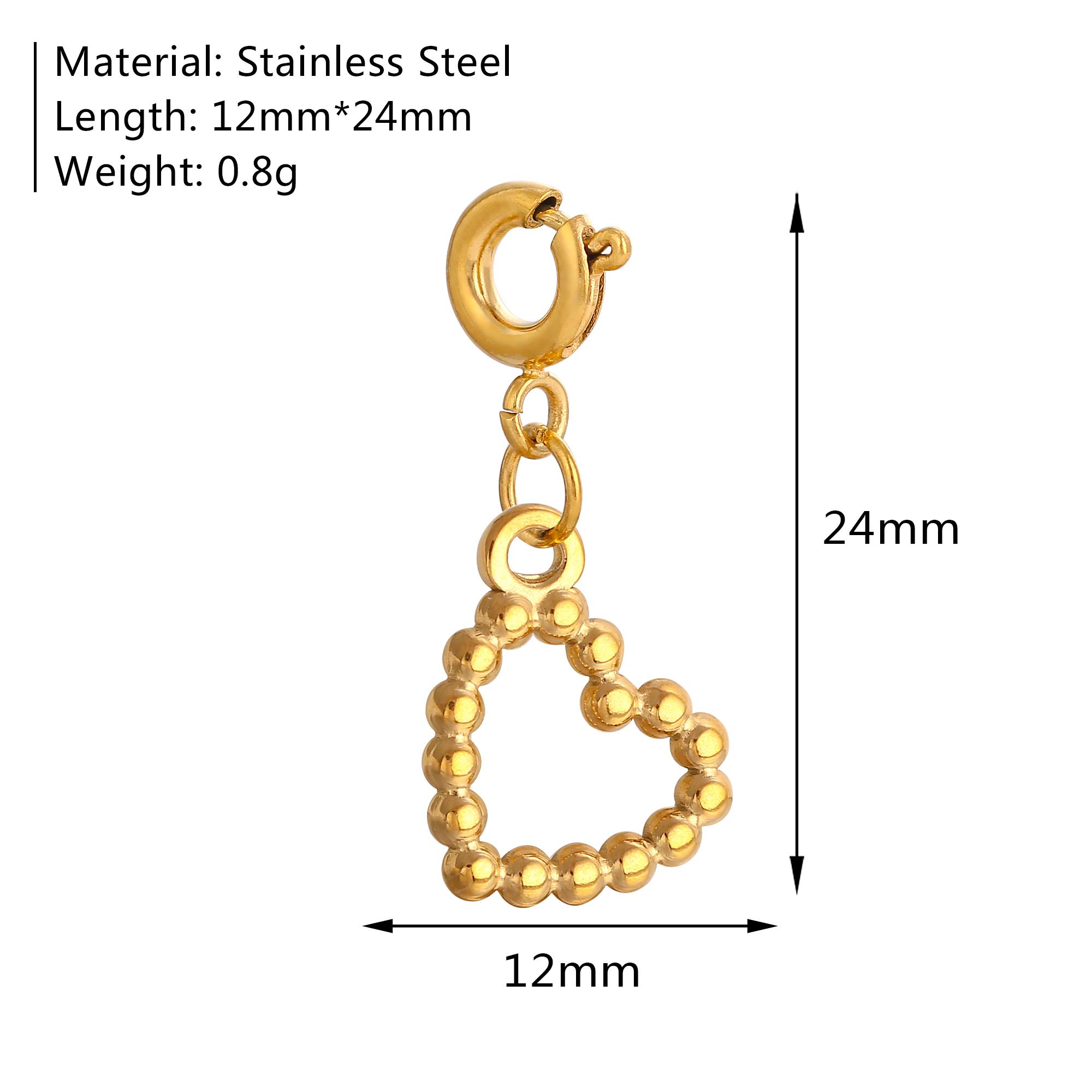 Fish Tail/Bear/Sun/Butterfly Charm With Clasp Stainless Steel Plated Pendnat Diy Earring Necklace Jewelry Making Accessories
Fish Tail/Bear/Sun/Butterfly Charm With Clasp Stainless Steel Plated Pendnat Diy Earring Necklace Jewelry Making Accessories