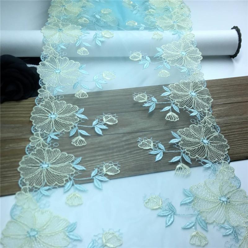 ( 2 Colors ) 1 meter x 21.5 cm Embroidery Tulle Lace, Non-stretch Net lace Trim for Lingerie, Bra, Underwear, Dress, Garment, Crafting & Sewing 1 meter x 22.5 cm світло-блакитного кольору/світло-жовтого кольору
( 2 Colors ) 1 meter x 21.5 cm Embroidery Tulle Lace, Non-stretch Net lace Trim for Lingerie, Bra, Underwear, Dress, Garment, Crafting & Sewing 1 meter x 22.5 cm світло-блакитного кольору/світло-жовтого кольору