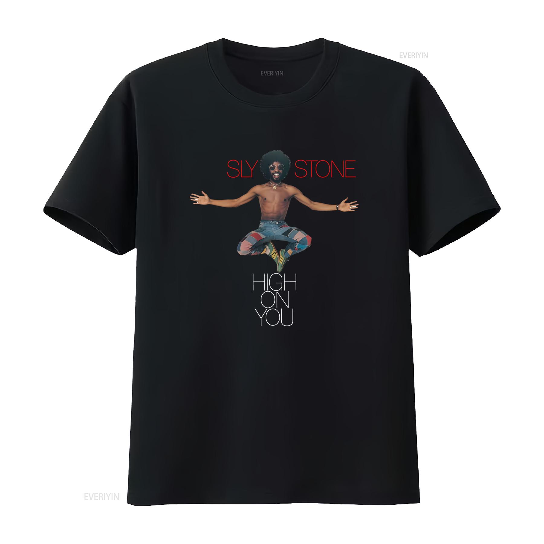 High On You Sly Stone 1970s Funk Style T Shirt with Retro Vibes vintage Washed Casual Stretched streetwear fashion homme 4XL
High On You Sly Stone 1970s Funk Style T Shirt with Retro Vibes vintage Washed Casual Stretched streetwear fashion homme 4XL