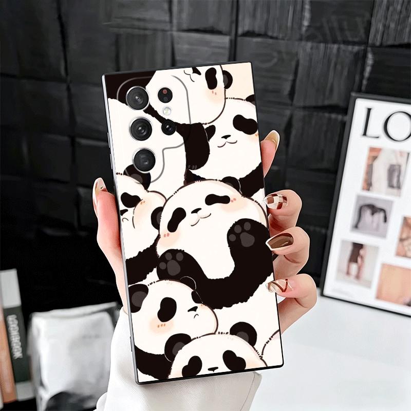 Cute Cartoon Panda Soft Phone Case for Samsung Galaxy S26 S25 Edge S24 Ultra S23 Plus S22 S21 FE S20 Black Cover Back Shell Samsung S25
Cute Cartoon Panda Soft Phone Case for Samsung Galaxy S26 S25 Edge S24 Ultra S23 Plus S22 S21 FE S20 Black Cover Back Shell Samsung S25