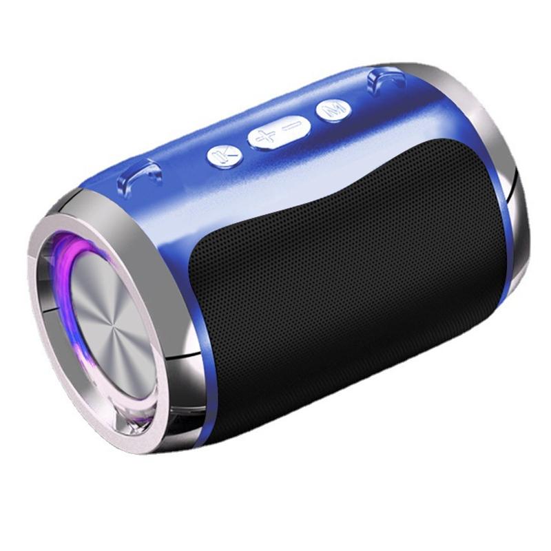 D16 Voice Control FM Radio Bluetooth-compatible Speaker Portable Outdoor Wireless Music Subwoofer Support TF Card/U-disk (without Light) Blue
D16 Voice Control FM Radio Bluetooth-compatible Speaker Portable Outdoor Wireless Music Subwoofer Support TF Card/U-disk (without Light) Blue
