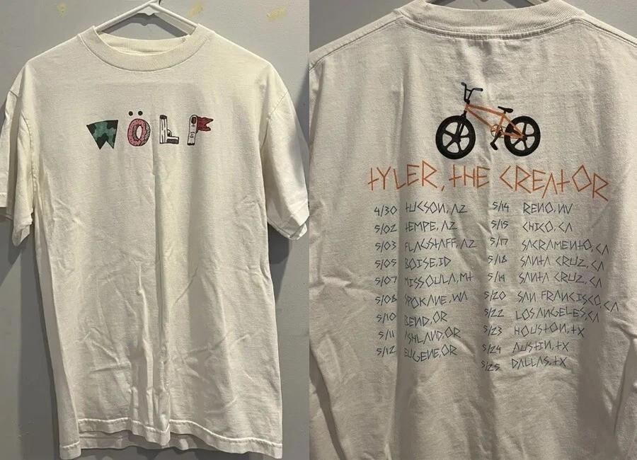 Tyler the Creator Wolf Album Tour concert short sleeve 2 side shirt Unisex T-Shirt L
Tyler the Creator Wolf Album Tour concert short sleeve 2 side shirt Unisex T-Shirt L
