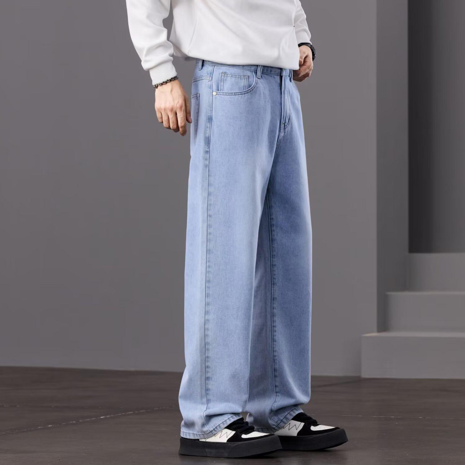 Men s Trendy Black Straight-Leg Jeans: American Retro Vibe - Versatile Casual Style for Spring & Autumn XL
Men s Trendy Black Straight-Leg Jeans: American Retro Vibe - Versatile Casual Style for Spring & Autumn XL