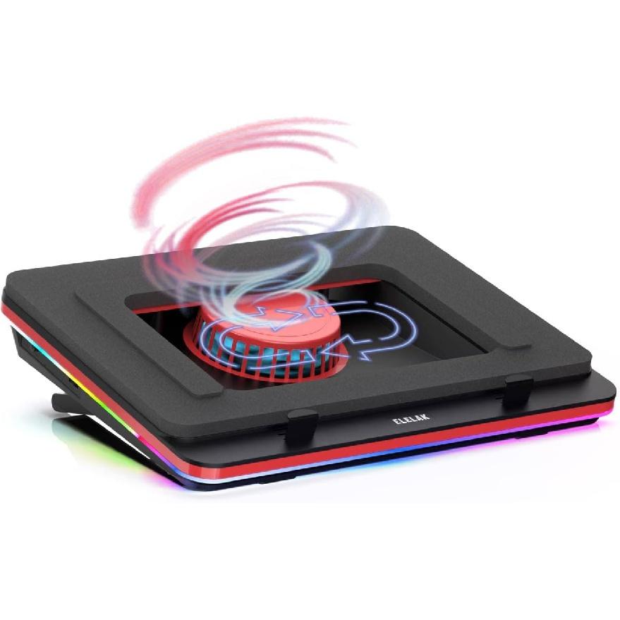 Охлаждающая подставка для игрового ноутбука F60 RGB, подходит для ноутбуков с диагональю 14–17,3 дюйма, мощный турбовентилятор(Скорость 5000 об/мин, объем воздуха 52 CFM),Быстрое охлаждение, губка с воздушным замком, пыль
Охлаждающая подставка для игрового ноутбука F60 RGB, подходит для ноутбуков с диагональю 14–17,3 дюйма, мощный турбовентилятор(Скорость 5000 об/мин, объем воздуха 52 CFM),Быстрое охлаждение, губка с воздушным замком, пыль