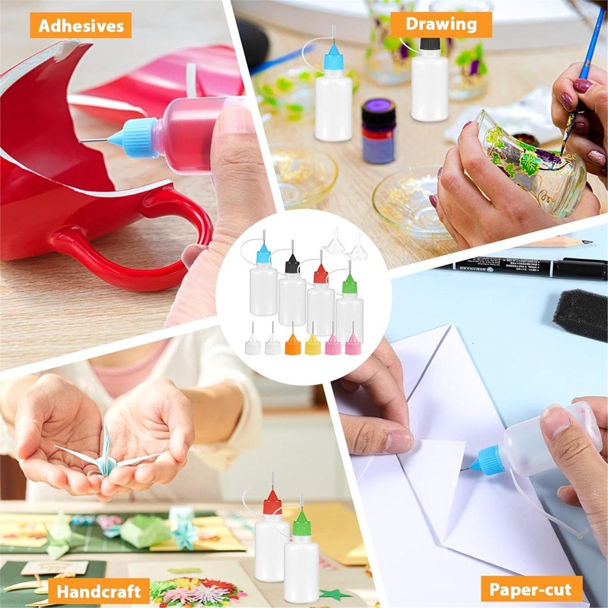 4Pcs Tip Applicator Bottle with 2 Mini Funnel Multicolor Lids, 30ML/1 OZ Tip Glue Bottles, for DIY Craft Painting China Mainland
4Pcs Tip Applicator Bottle with 2 Mini Funnel Multicolor Lids, 30ML/1 OZ Tip Glue Bottles, for DIY Craft Painting China Mainland