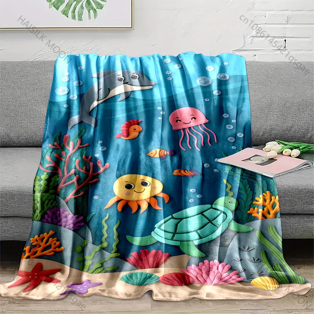 Multiple sizes Ocean creatures and corals Blanket Suitable for Home Bedroom Sofa Travel Camping Blanket Various Sizes for Gifts 75x100cm
Multiple sizes Ocean creatures and corals Blanket Suitable for Home Bedroom Sofa Travel Camping Blanket Various Sizes for Gifts 75x100cm