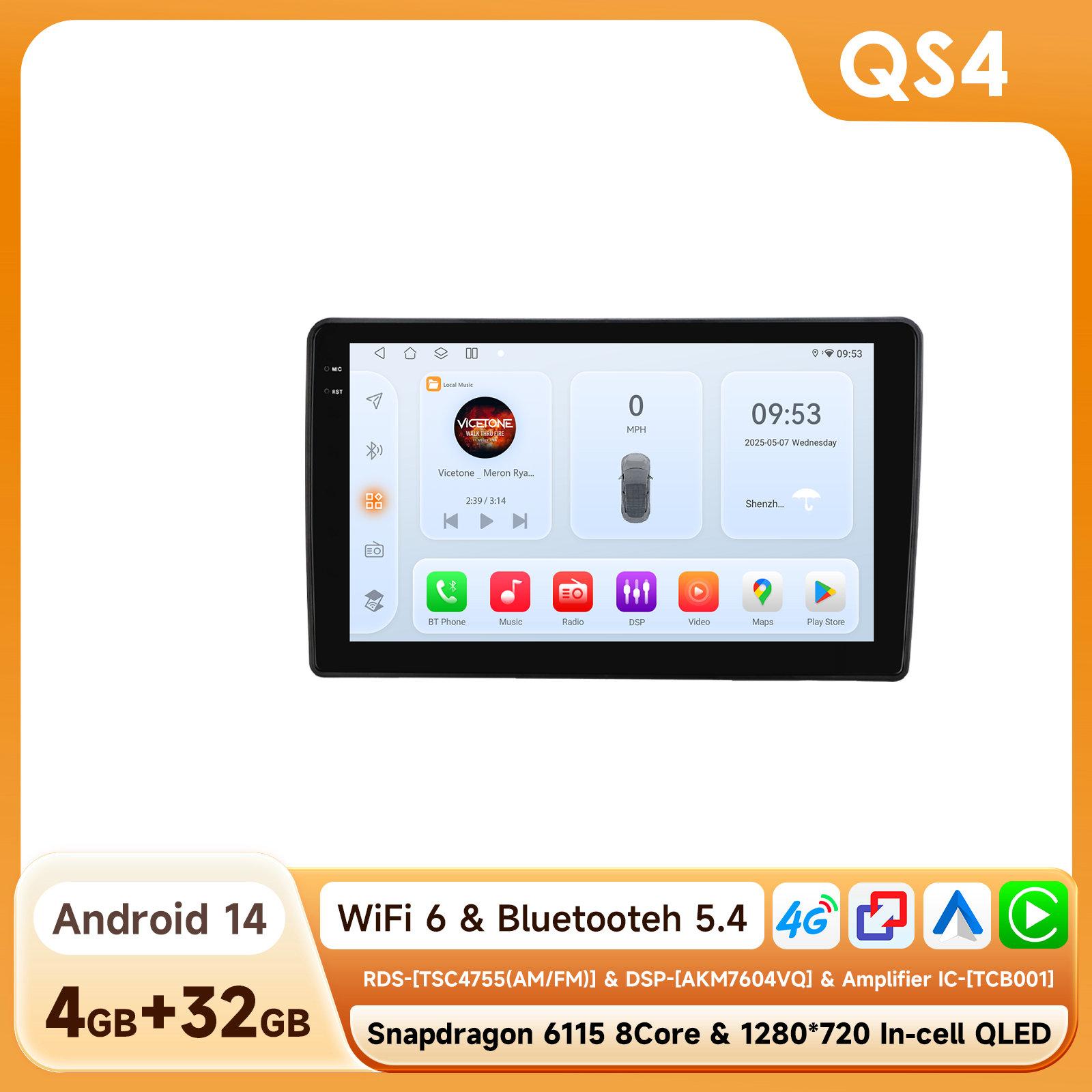 Ossuret Android Автомагнитола для Ford Fiesta 1995-2001 Focus MK1 1998-2004 Carplay Android Auto Мультимедийный проигрыватель DSP Snapdragon Intelligen tAutoradio QS4 8Core 4G 32G
Ossuret Android Автомагнитола для Ford Fiesta 1995-2001 Focus MK1 1998-2004 Carplay Android Auto Мультимедийный проигрыватель DSP Snapdragon Intelligen tAutoradio QS4 8Core 4G 32G