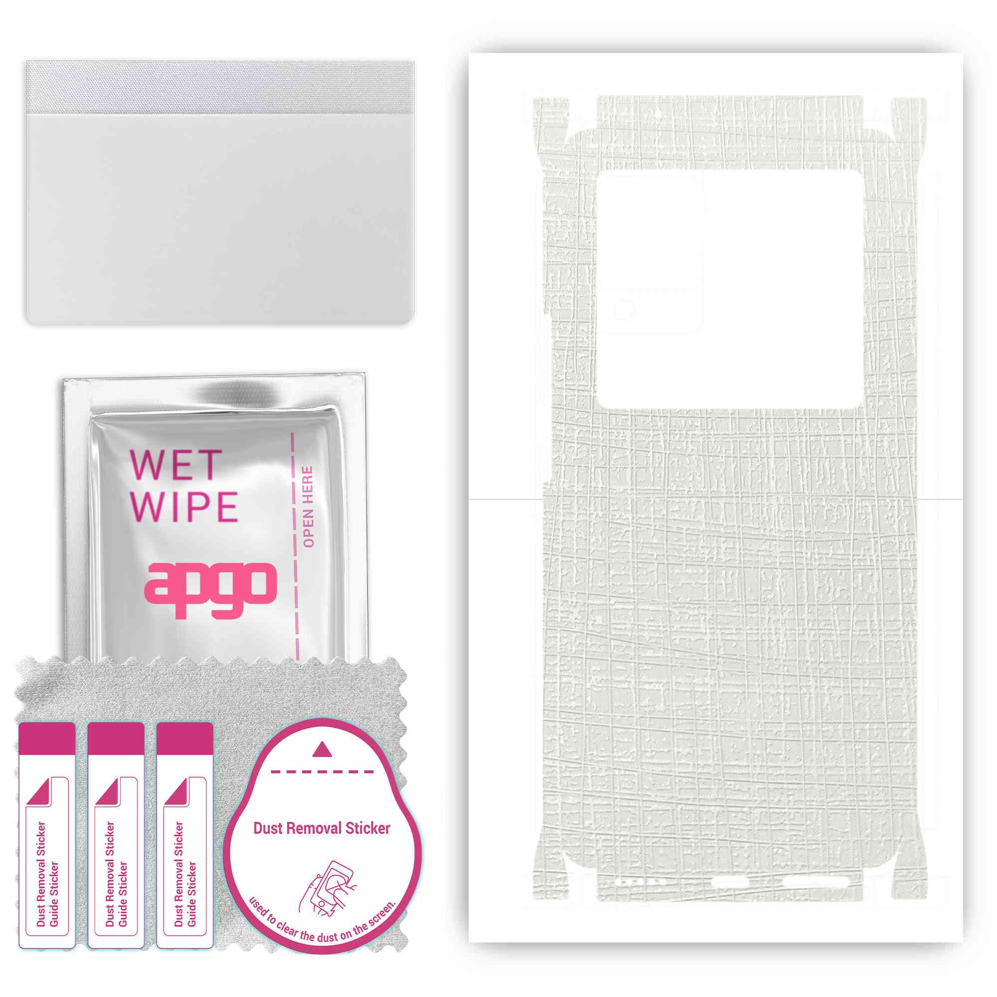 apgo Protective Skin Sticker for the back+sides compatible with Vivo X70 Pro Plus, Full Wrap Film, Foil, Vinyl - Pattern White Fabric
apgo Protective Skin Sticker for the back+sides compatible with Vivo X70 Pro Plus, Full Wrap Film, Foil, Vinyl - Pattern White Fabric