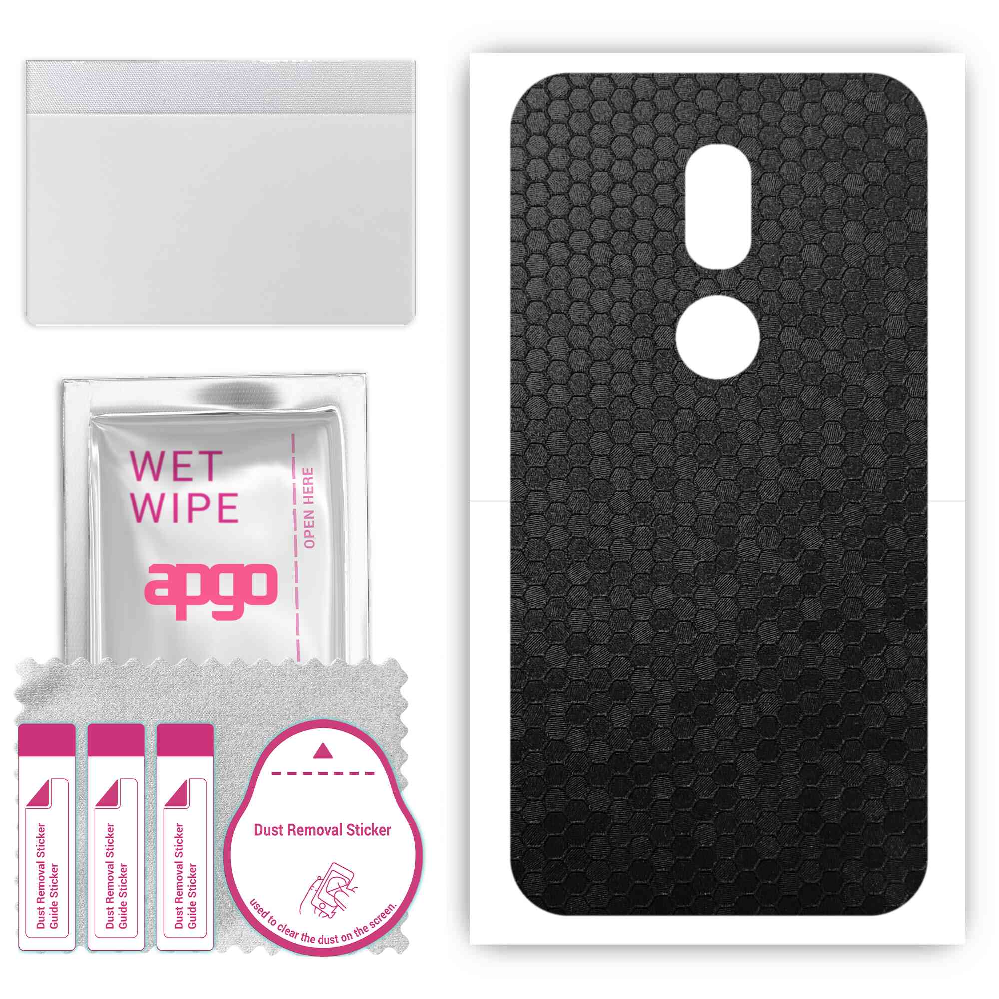 apgo Protective Skin Sticker for the back compatible with Wiko WIM Lite, Wrap Film, Foil, Vinyl - Pattern Black Honeycomb
apgo Protective Skin Sticker for the back compatible with Wiko WIM Lite, Wrap Film, Foil, Vinyl - Pattern Black Honeycomb