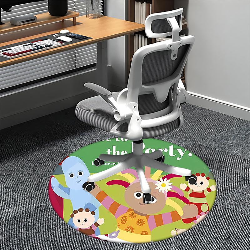Iggle Piggle,Clangers Chair mat Round Rug Office carpet, Non slip, Suitable for Living Rooms, Bedrooms decor.1205133a 80cm by 80cm
Iggle Piggle,Clangers Chair mat Round Rug Office carpet, Non slip, Suitable for Living Rooms, Bedrooms decor.1205133a 80cm by 80cm