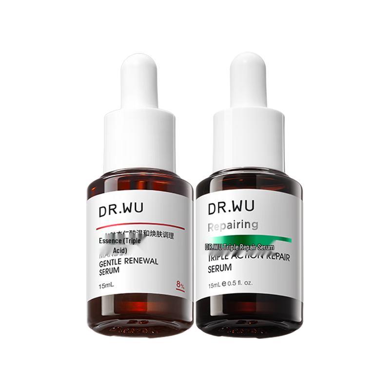 DR.WU Mandelic Acid Acne & Redness Relief Skincare Set
DR.WU Mandelic Acid Acne & Redness Relief Skincare Set