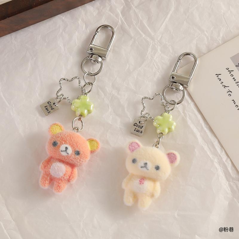 Fashion Cute Bear Flocking Pendant CCD Hanging Rope Phone Charm Keychain Bag Decor - Surprise Gift for Lovers of Cute Accessorie
Fashion Cute Bear Flocking Pendant CCD Hanging Rope Phone Charm Keychain Bag Decor - Surprise Gift for Lovers of Cute Accessorie