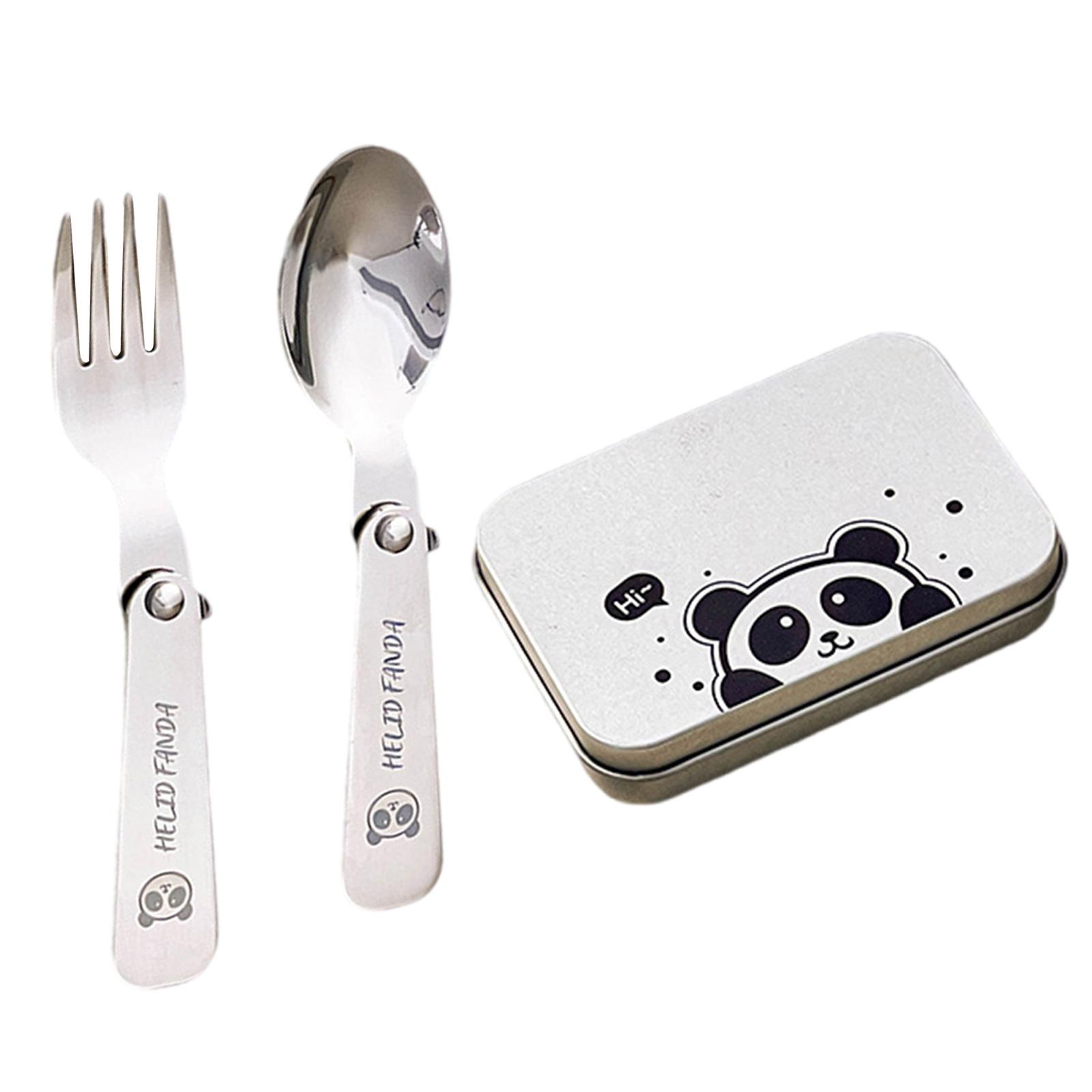Camping Cutlery Fork Spoon with Storage Box Metal Tableware Folding Utensils Flatware for Outdoor Picnics Hiking
Camping Cutlery Fork Spoon with Storage Box Metal Tableware Folding Utensils Flatware for Outdoor Picnics Hiking