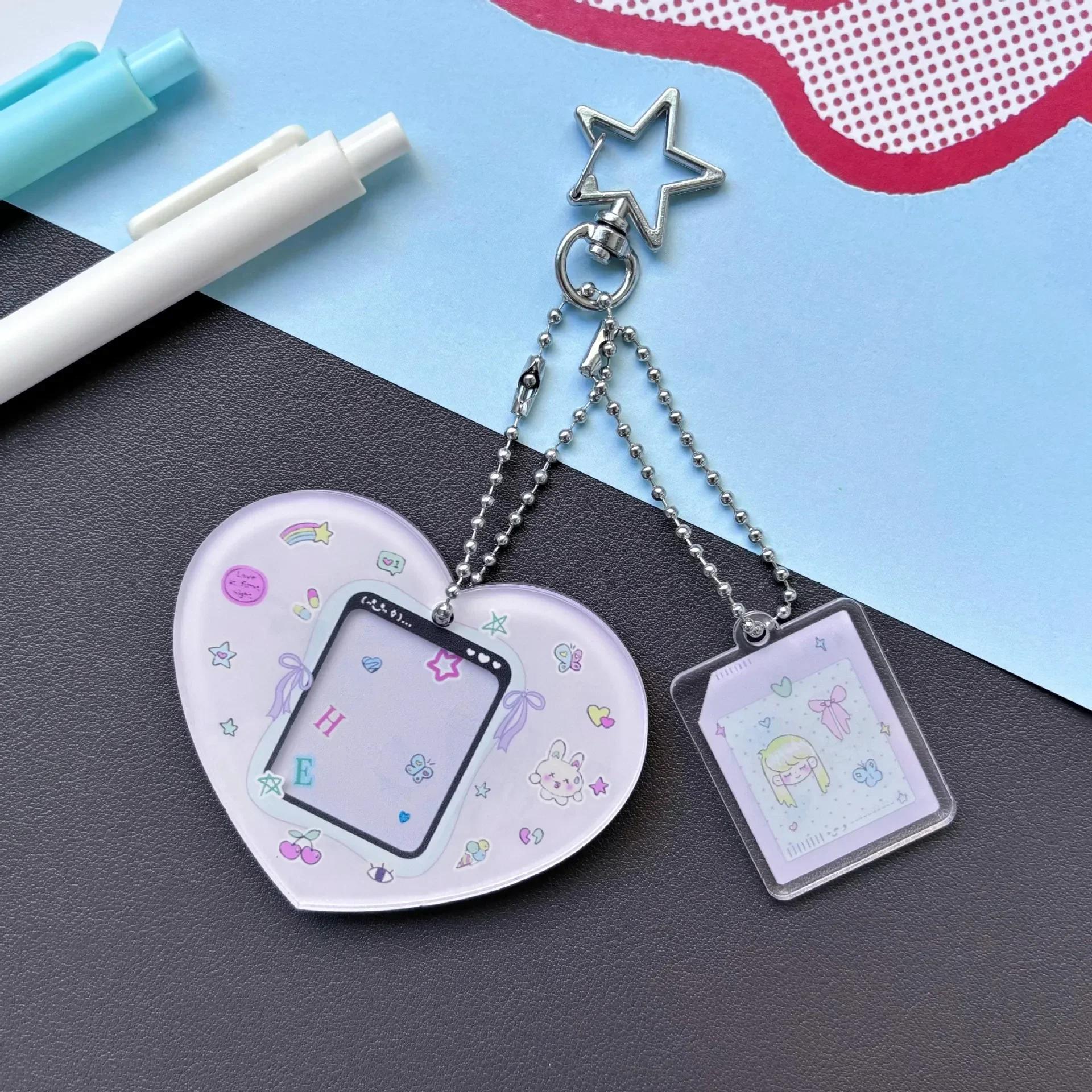 1-дюймовый милый корейский держатель для фотокарт Kpop в стиле сердца, милый мультяшный протектор удостоверения личности, портативный брелок для ключей, чехол для фотокарты
1-дюймовый милый корейский держатель для фотокарт Kpop в стиле сердца, милый мультяшный протектор удостоверения личности, портативный брелок для ключей, чехол для фотокарты