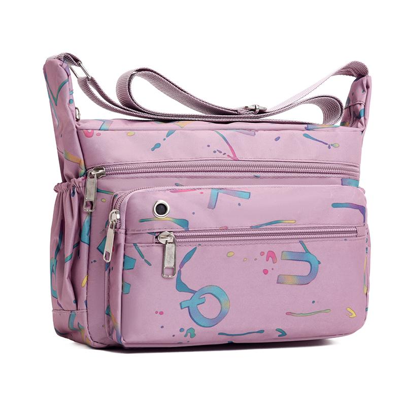 Модная женская сумка-мессенджер с несколькими карманами, высококачественная прочная тканевая сумка, женская легкая нейлоновая сумка через плечо S фиолетовый
Модная женская сумка-мессенджер с несколькими карманами, высококачественная прочная тканевая сумка, женская легкая нейлоновая сумка через плечо S фиолетовый